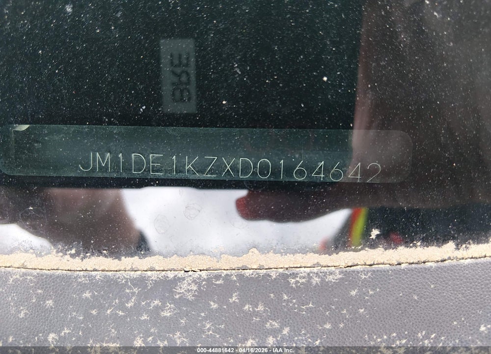 2013 MAZDA 2 SPORT VIN: JM1DE1KZXD0164642