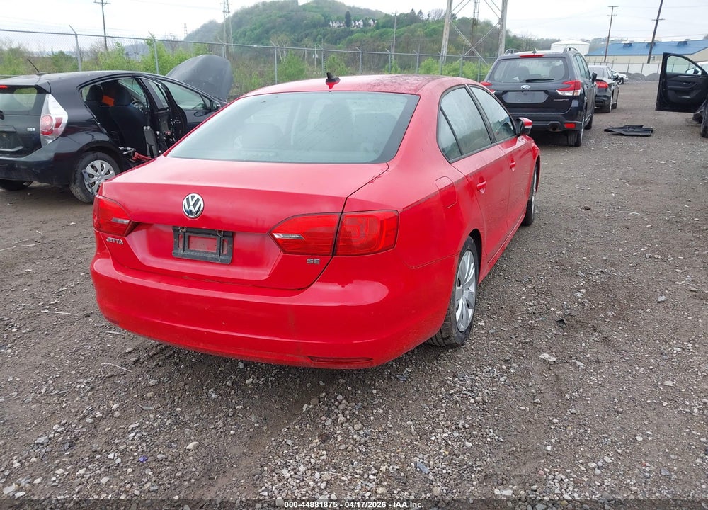 2014 VOLKSWAGEN JETTA 1.8T SE VIN: 3VWD17AJ9EM284647