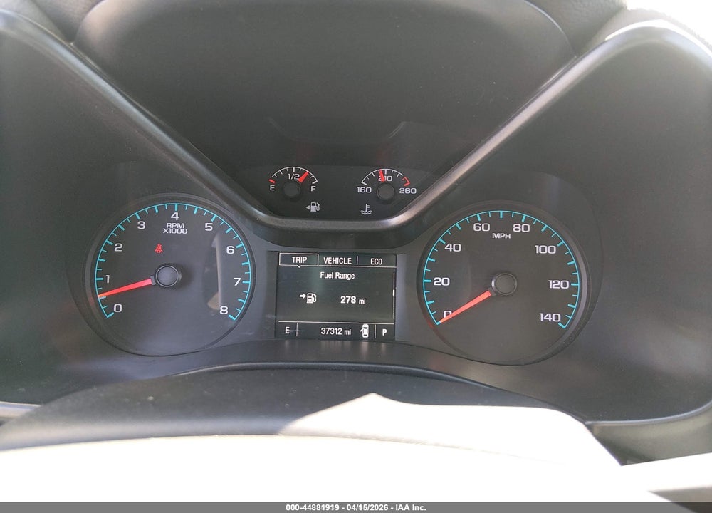 2016 CHEVROLET COLORADO WT VIN: 1GCGTBE37G1311692