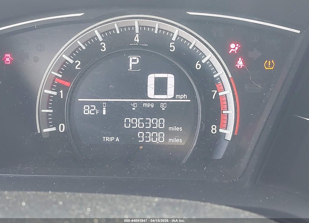 2017 HONDA CIVIC LX VIN: 19XFC2F57HE016988