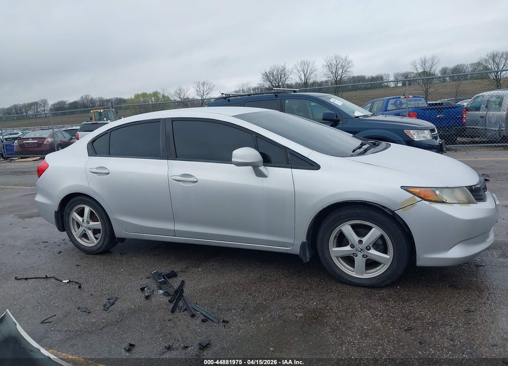 2012 HONDA CIVIC LX VIN: 19XFB2F54CE077842