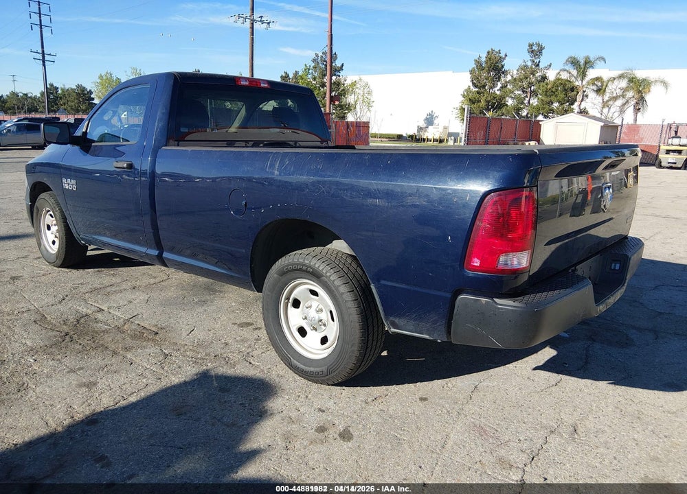 2018 RAM 1500 TRADESMAN  4X2 8' BOX VIN: 3C6JR6DG8JG323589