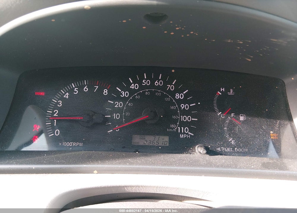 2006 TOYOTA COROLLA LE VIN: 2T1BR32E06C709289