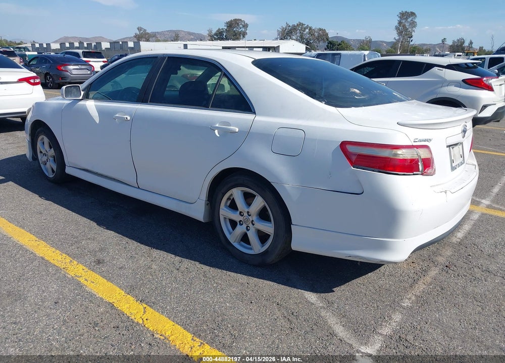 2007 TOYOTA CAMRY SE VIN: 4T1BE46K37U650367