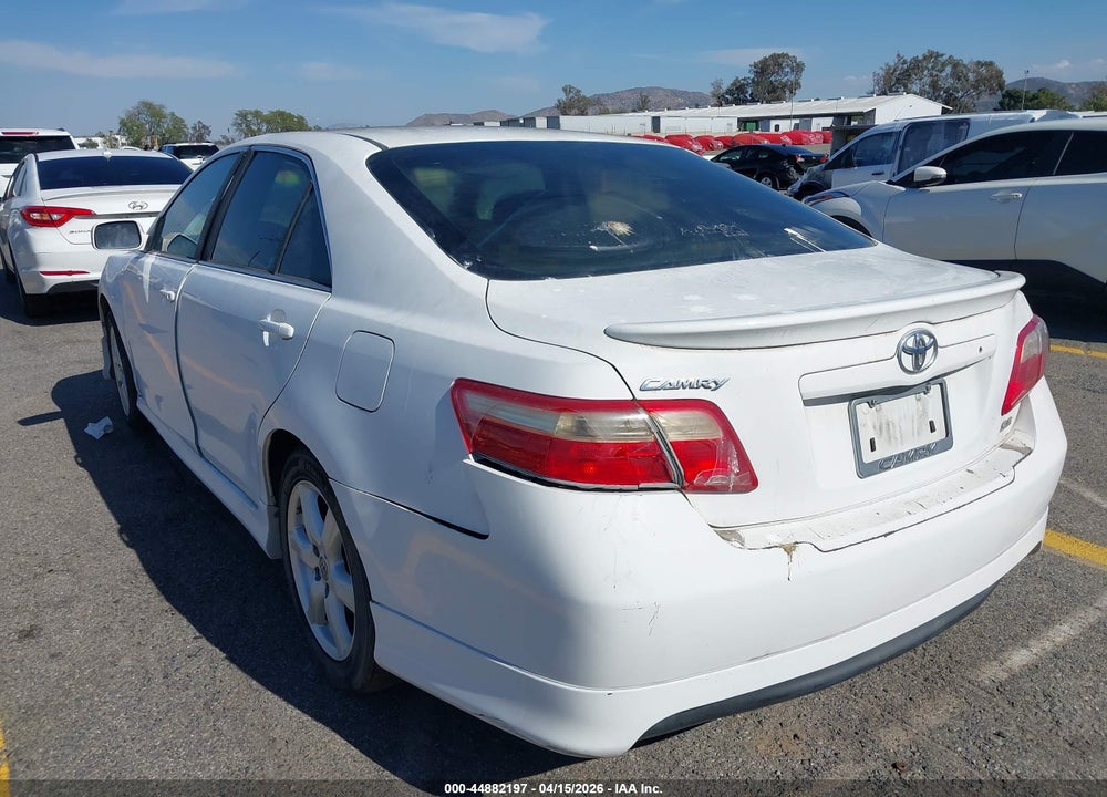 2007 TOYOTA CAMRY SE VIN: 4T1BE46K37U650367
