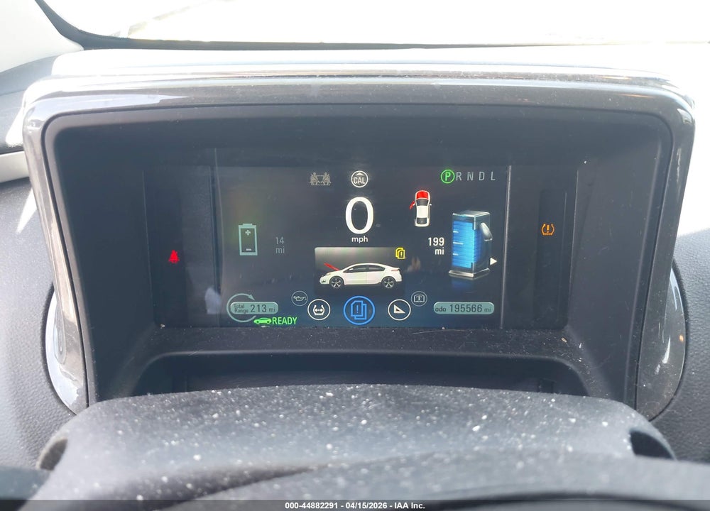 2015 CHEVROLET VOLT VIN: 1G1RC6E40FU125586