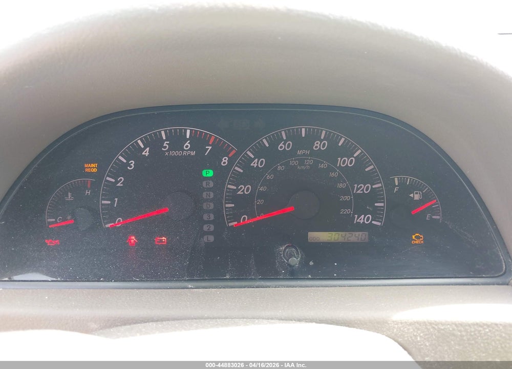 2005 TOYOTA CAMRY LE VIN: 4T1BE32KX5U588186