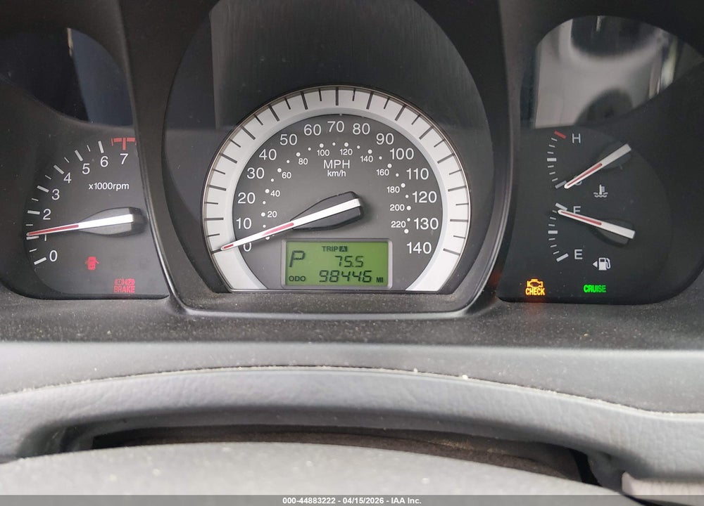 2007 KIA SPECTRA EX VIN: KNAFE122075420822