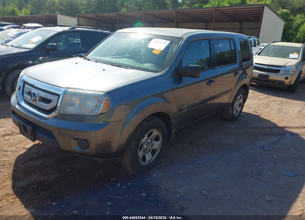 2010 HONDA PILOT LX VIN: 5FNYF3H25AB019350