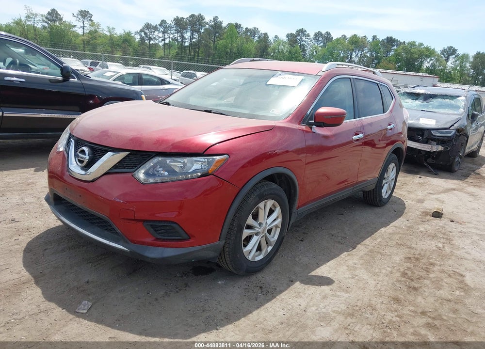 2016 NISSAN ROGUE SV VIN: KNMAT2MV6GP611391