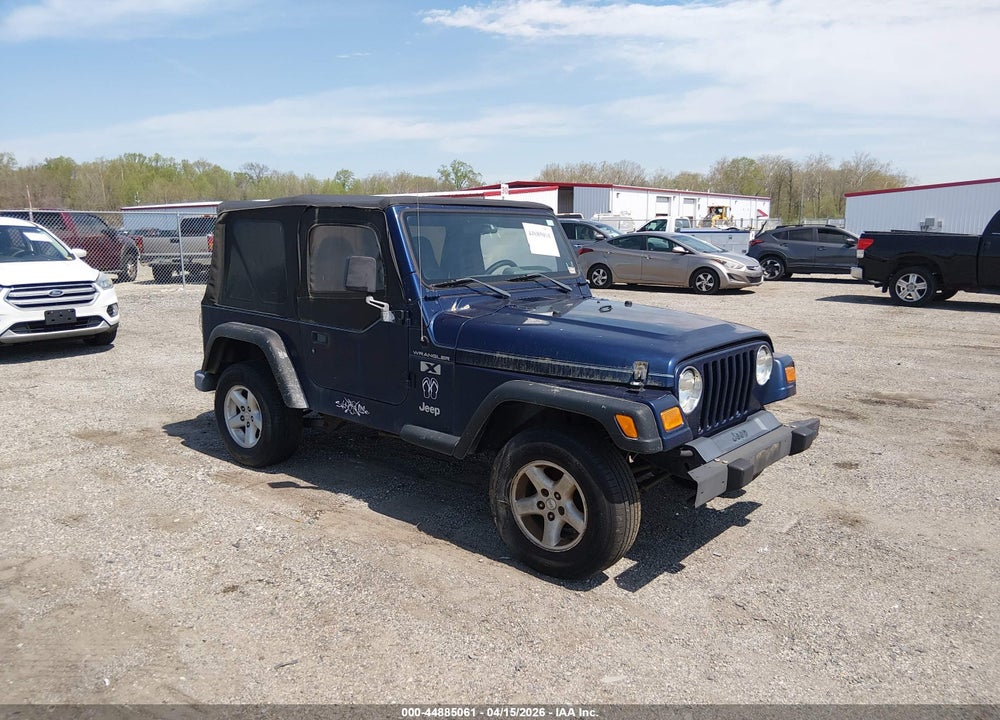 2002 JEEP WRANGLER X VIN: 1J4FA39S02P719783