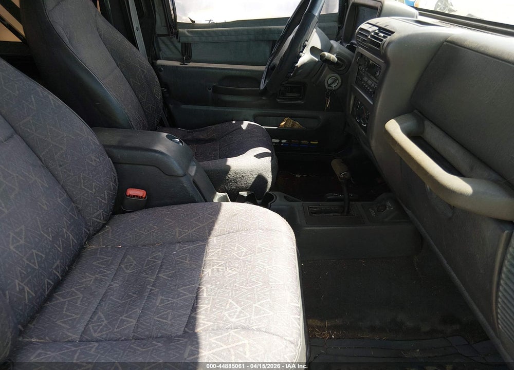 2002 JEEP WRANGLER X VIN: 1J4FA39S02P719783