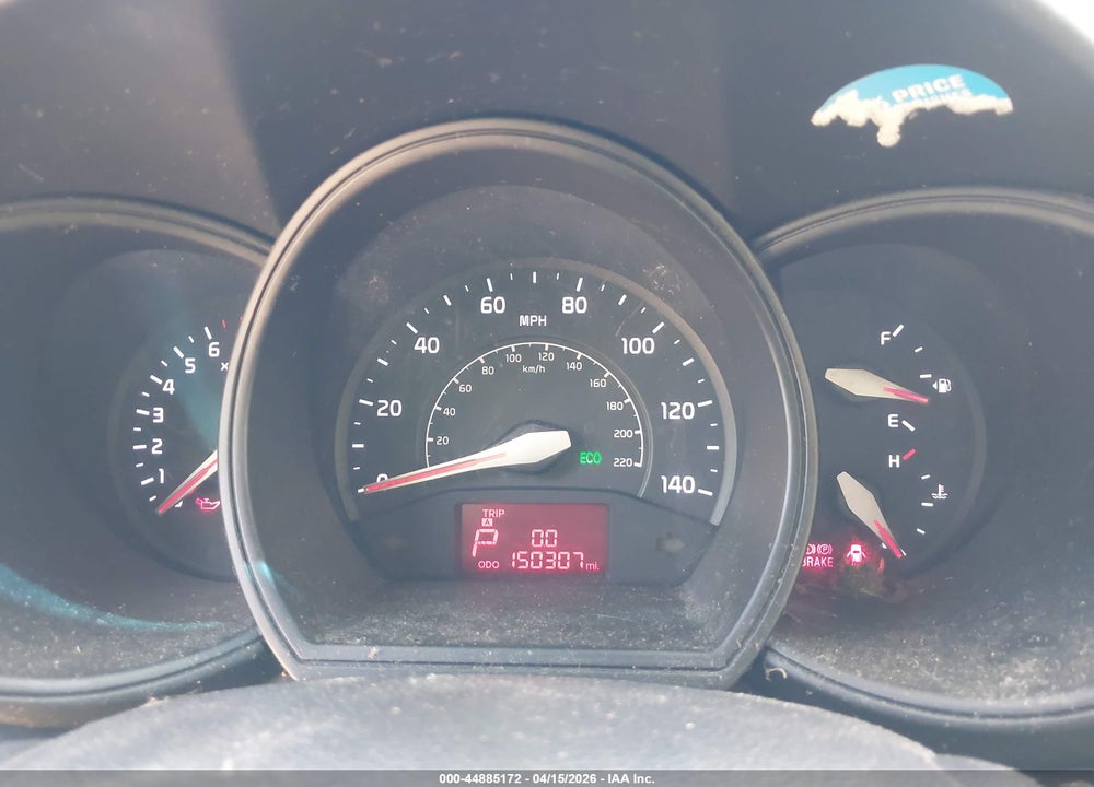 2014 KIA RIO LX VIN: KNADM4A30E6374650