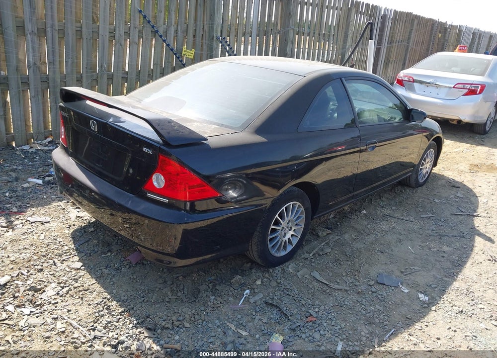 2005 HONDA CIVIC EX VIN: 1HGEM22915L028219