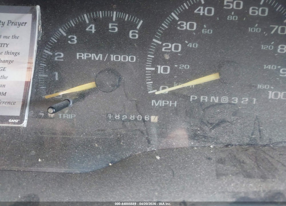 1999 GMC SUBURBAN 1500 SLT CMI VIN: 1GKFK16R4XJ774194