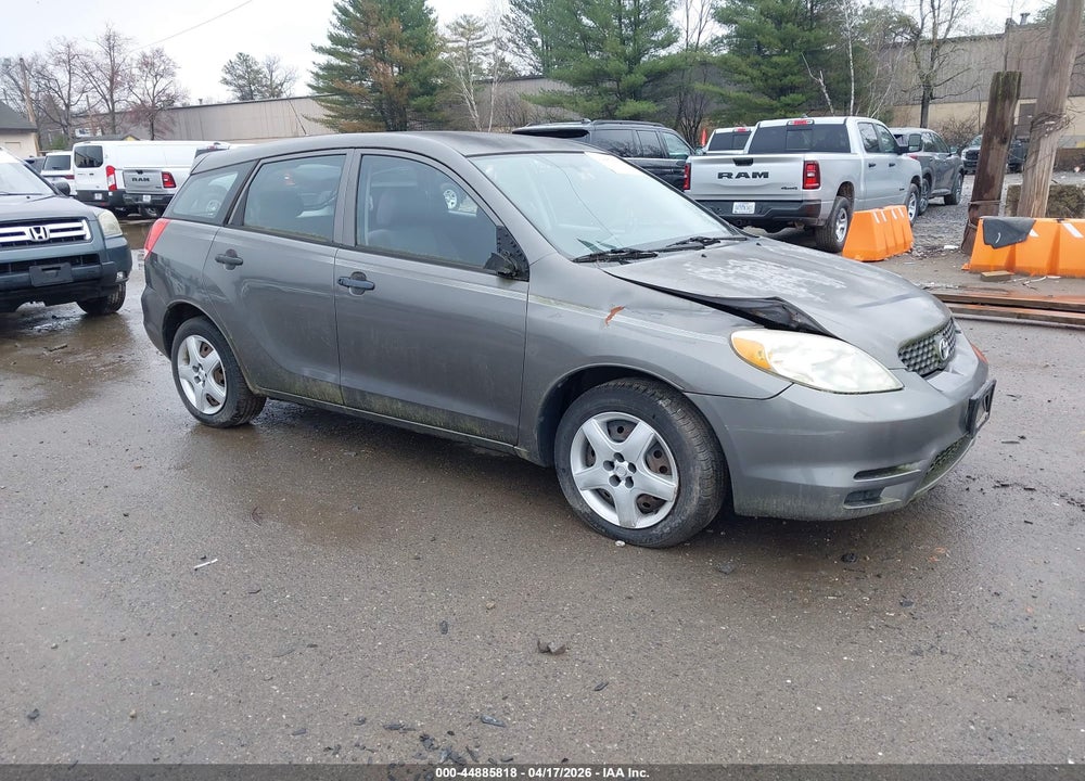 2004 TOYOTA MATRIX STANDARD VIN: 2T1KR32EX4C312587
