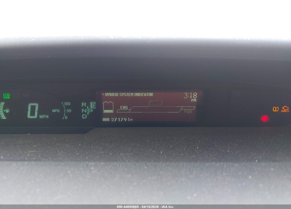 2010 TOYOTA PRIUS IV VIN: JTDKN3DU4A0050751