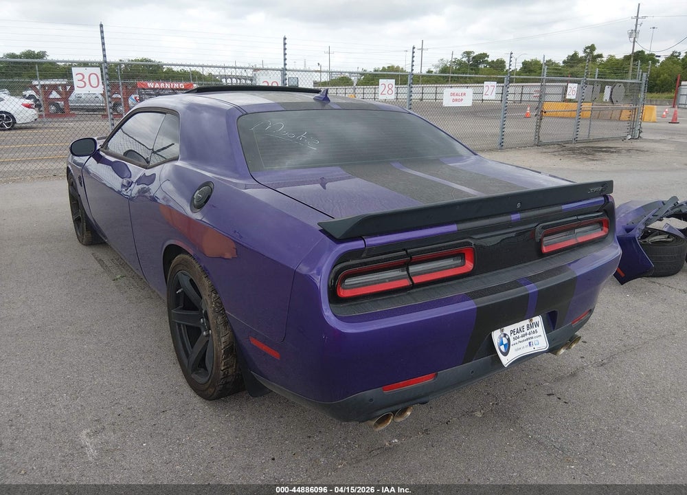 2018 DODGE CHALLENGER SRT HELLCAT VIN: 2C3CDZC9XJH342704