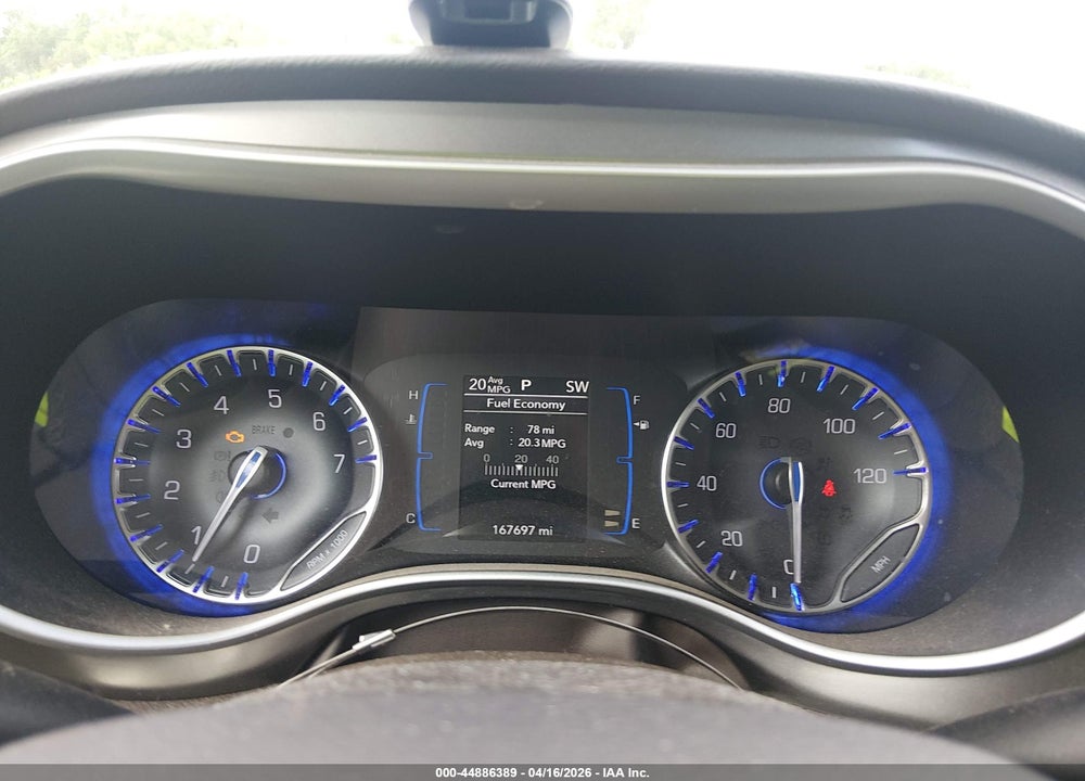 2017 CHRYSLER PACIFICA TOURING-L VIN: 2C4RC1BG1HR509191