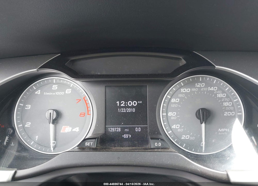 2011 AUDI S4 PREMIUM PLUS VIN: WAUBGAFL1BA093553