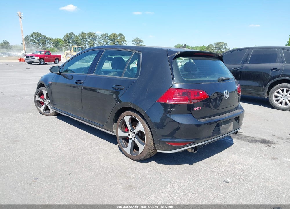 2017 VOLKSWAGEN GOLF GTI AUTOBAHN 4-DOOR/S 4-DOOR/SE 4-DOOR/SPORT 4-DOOR VIN: 3VW447AUXHM016132