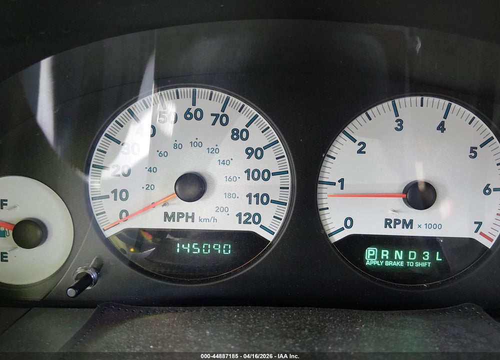 2005 DODGE CARAVAN SXT VIN: 1D8GP45R25B400020