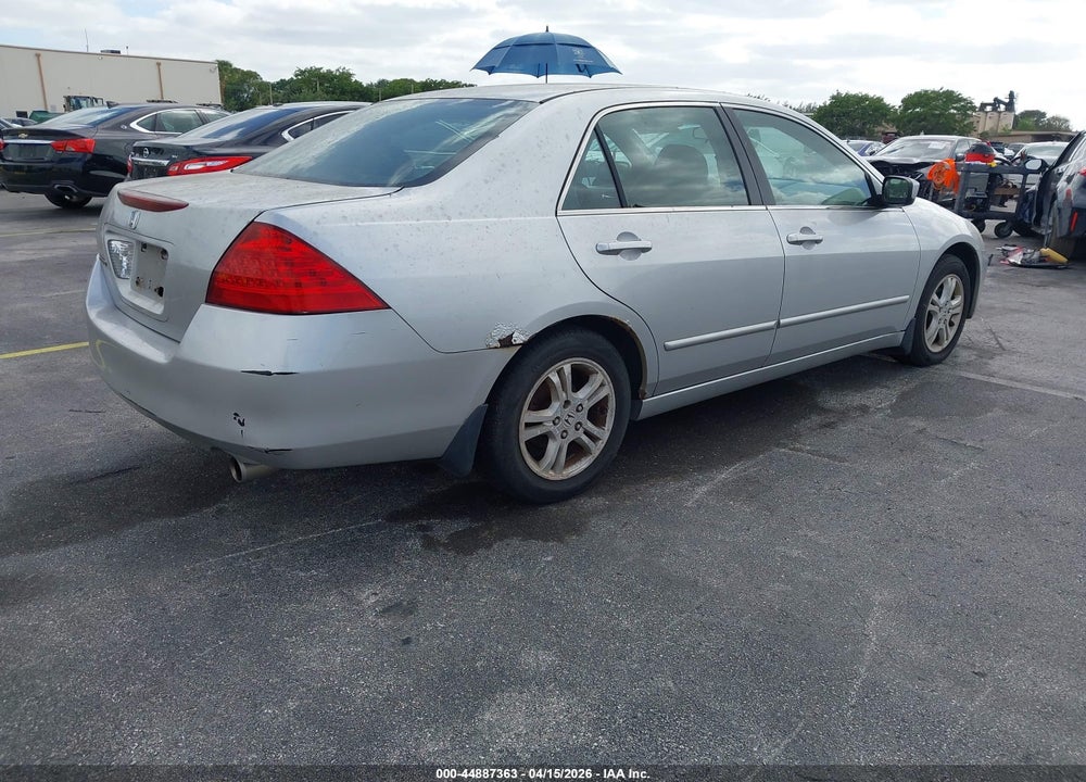 2007 HONDA ACCORD 2.4 SE VIN: 1HGCM56307A215920