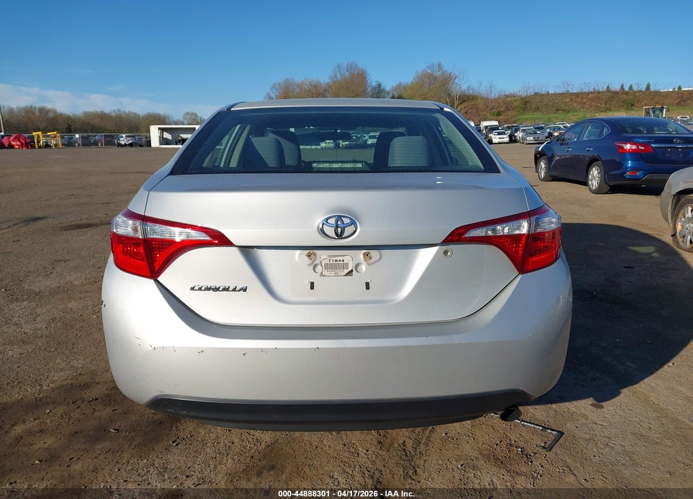 2015 TOYOTA COROLLA L VIN: 2T1BURHE5FC324304