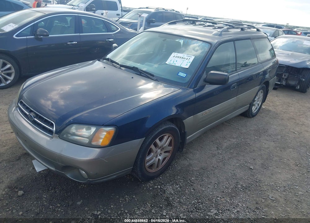 2002 SUBARU OUTBACK VIN: 4S3BH665527655904