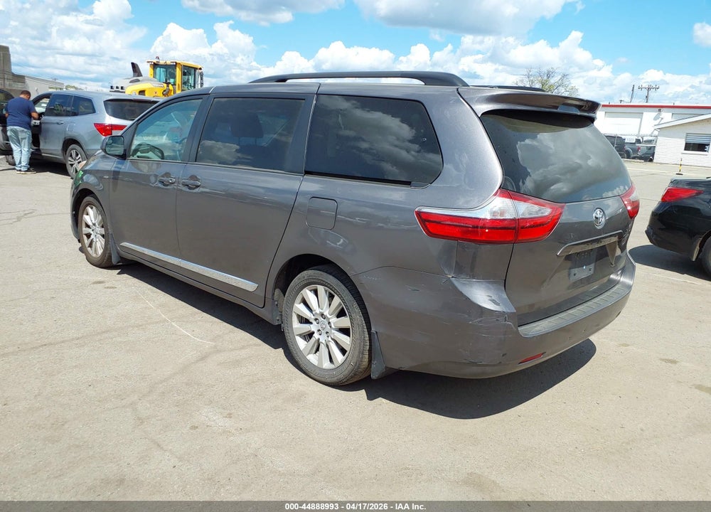 2017 TOYOTA SIENNA LE 7 PASSENGER VIN: 5TDJZ3DC8HS187805