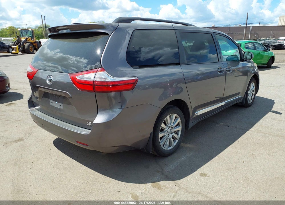 2017 TOYOTA SIENNA LE 7 PASSENGER VIN: 5TDJZ3DC8HS187805