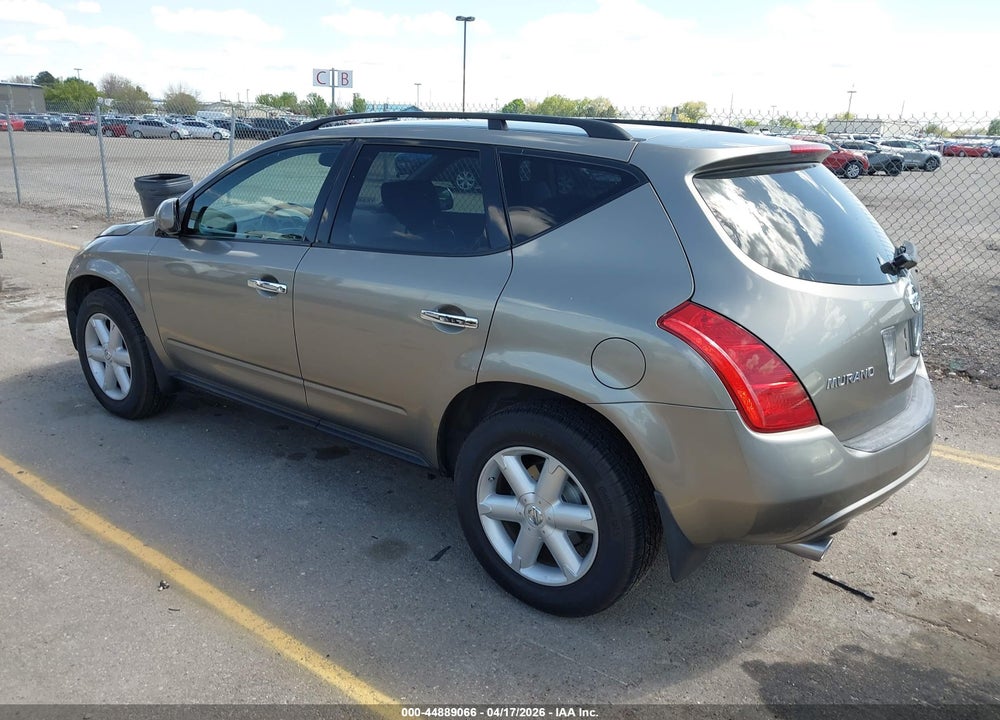 2003 NISSAN MURANO SE VIN: JN8AZ08W83W223928