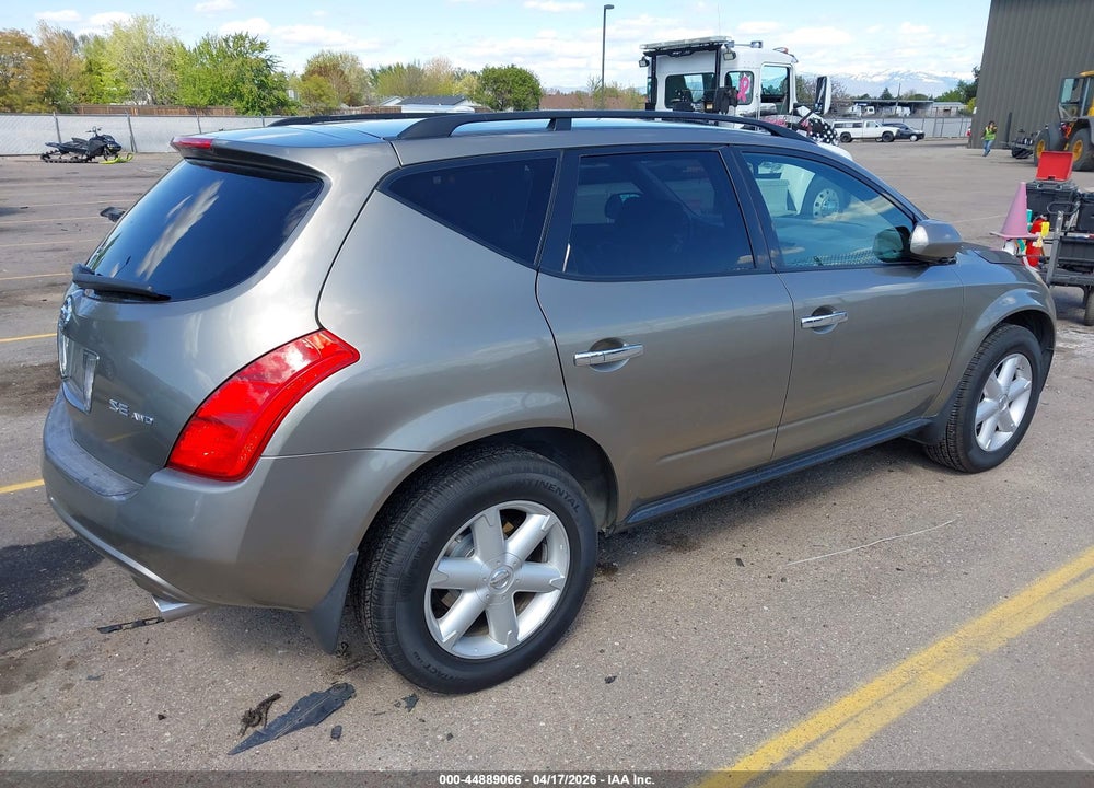 2003 NISSAN MURANO SE VIN: JN8AZ08W83W223928