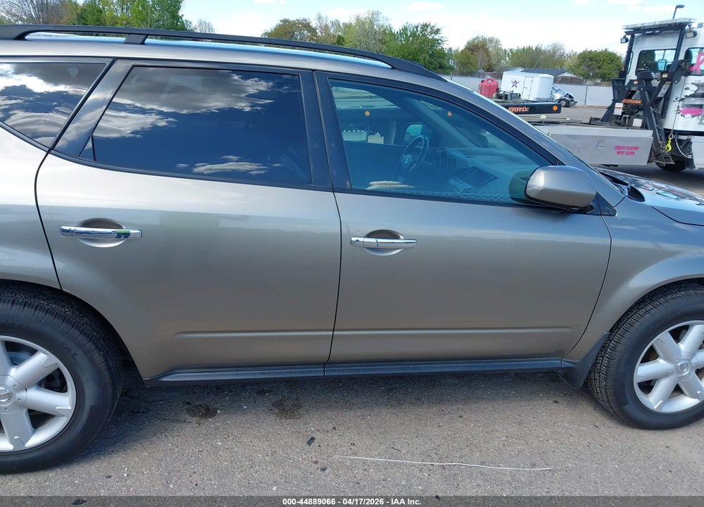 2003 NISSAN MURANO SE VIN: JN8AZ08W83W223928