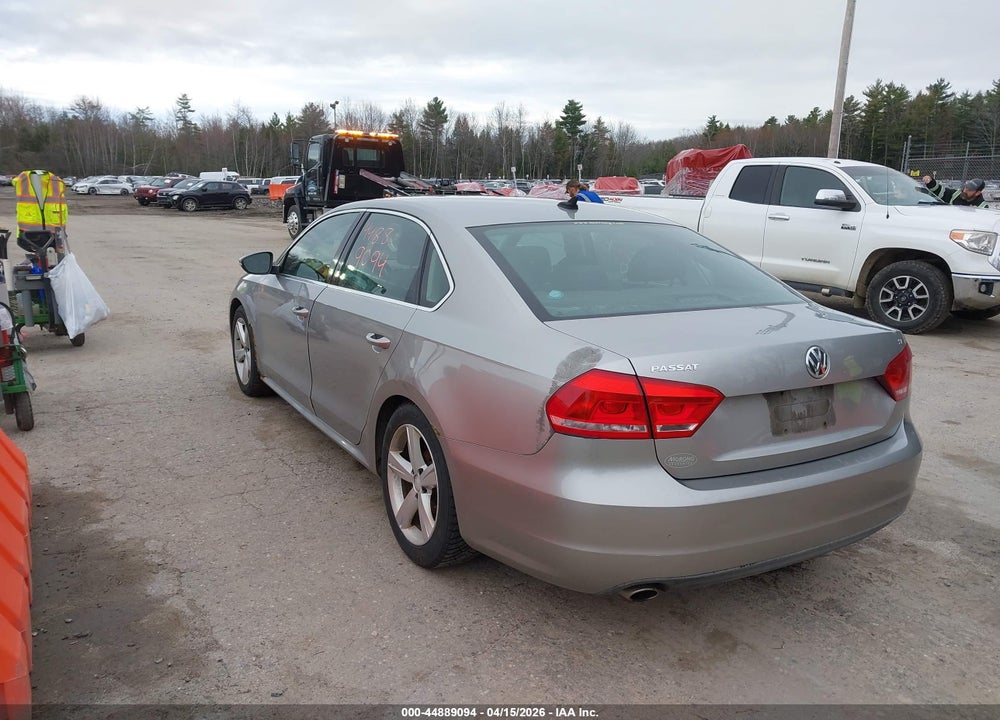 2012 VOLKSWAGEN PASSAT 2.5L SE VIN: 1VWBP7A35CC002994