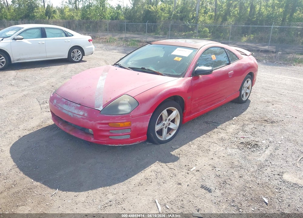 2000 MITSUBISHI ECLIPSE GT VIN: 4A3AC54L8YE138779