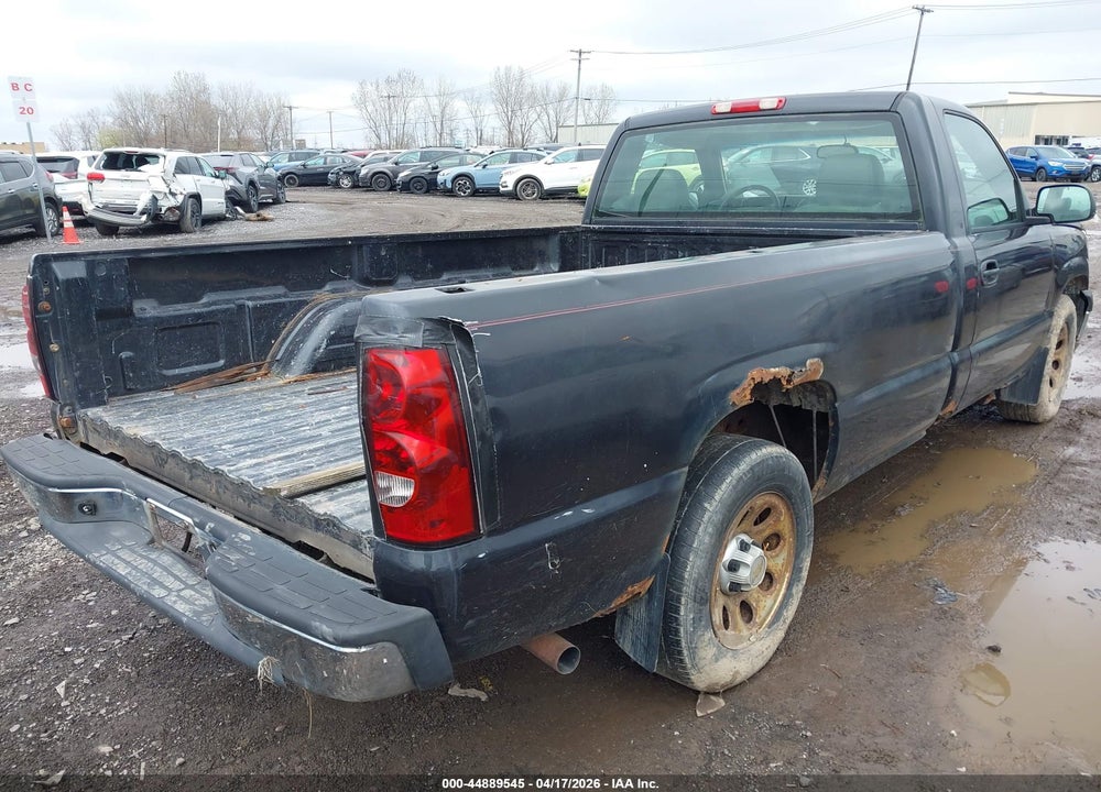 2005 CHEVROLET SILVERADO 1500 WORK TRUCK VIN: 1GCEC14V55Z249633
