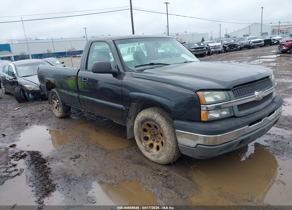 2005 CHEVROLET SILVERADO 1500 WORK TRUCK VIN: 1GCEC14V55Z249633