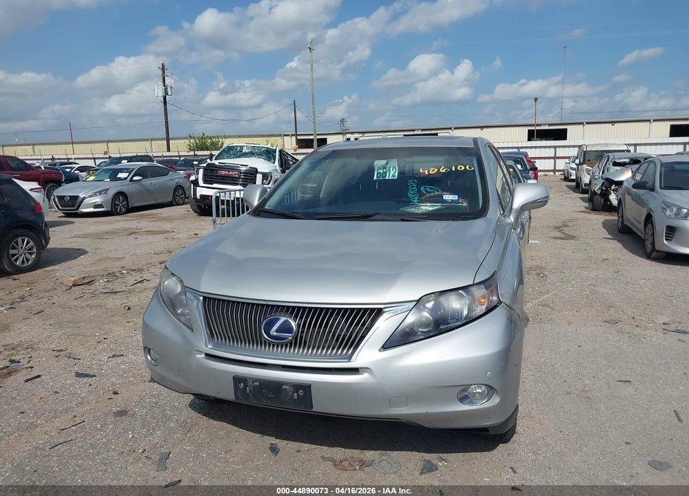 2012 LEXUS RX 450H VIN: JTJZB1BA1C2406100