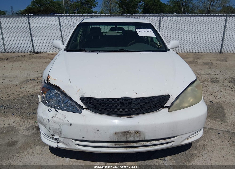 2004 TOYOTA CAMRY LE VIN: 4T1BE32KX4U289294
