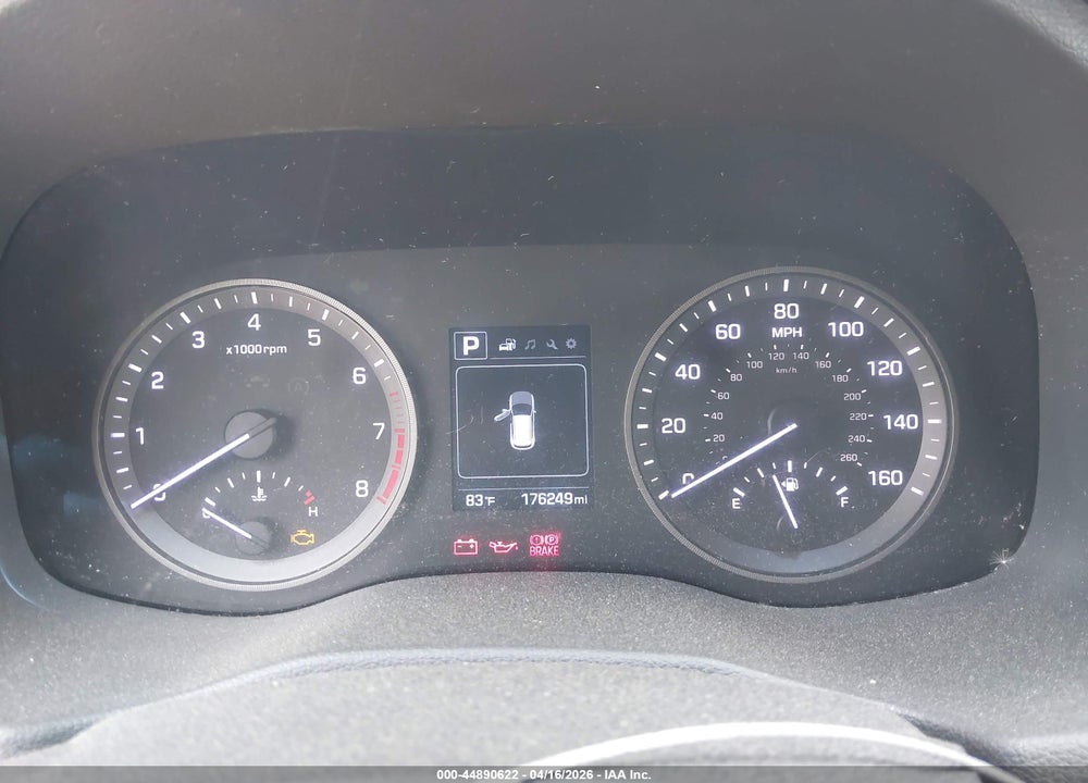 2016 HYUNDAI TUCSON SE VIN: KM8J3CA44GU221159