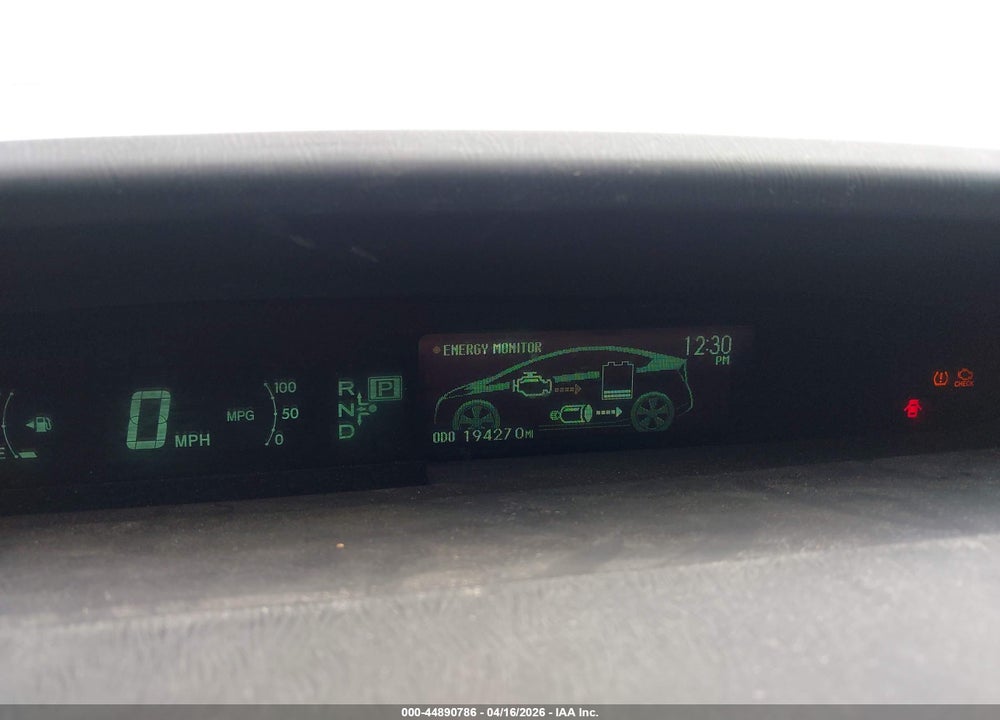 2011 TOYOTA PRIUS TWO VIN: JTDKN3DU9B0323118