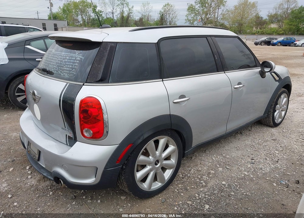 2012 MINI COOPER S COUNTRYMAN VIN: WMWZC3C57CWL85790