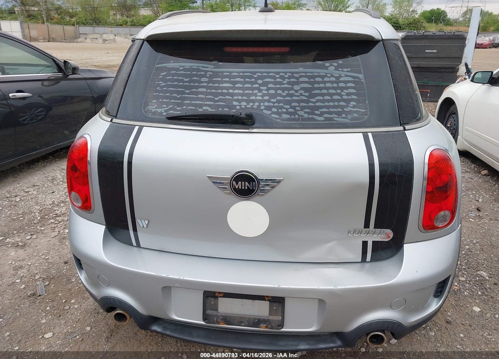2012 MINI COOPER S COUNTRYMAN VIN: WMWZC3C57CWL85790