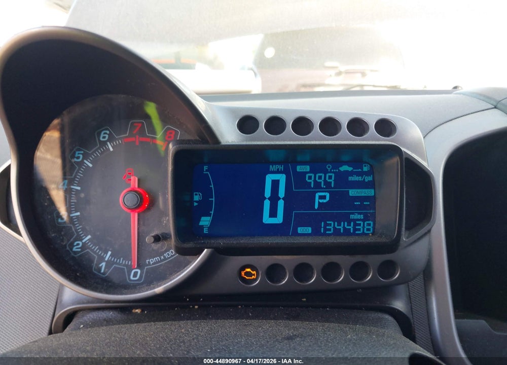 2015 CHEVROLET SONIC LT AUTO VIN: 1G1JC5SHXF4172770