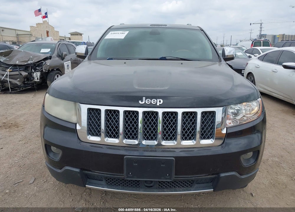 2013 JEEP GRAND CHEROKEE OVERLAND VIN: 1C4RJECG8DC588115