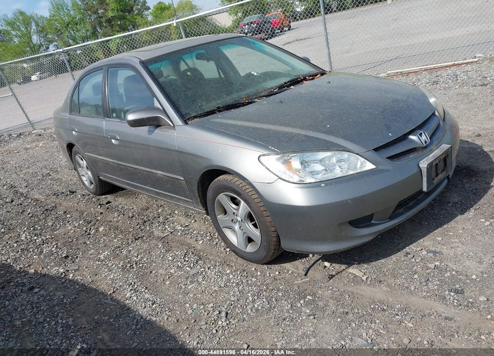 2004 HONDA CIVIC EX VIN: 2HGES25754H503611