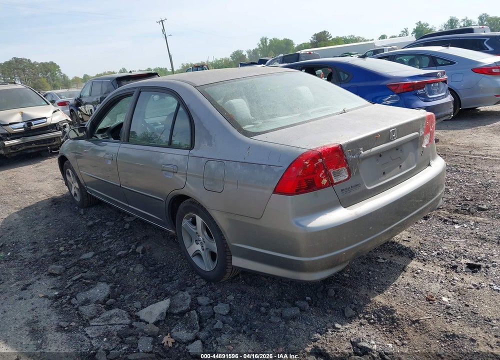 2004 HONDA CIVIC EX VIN: 2HGES25754H503611