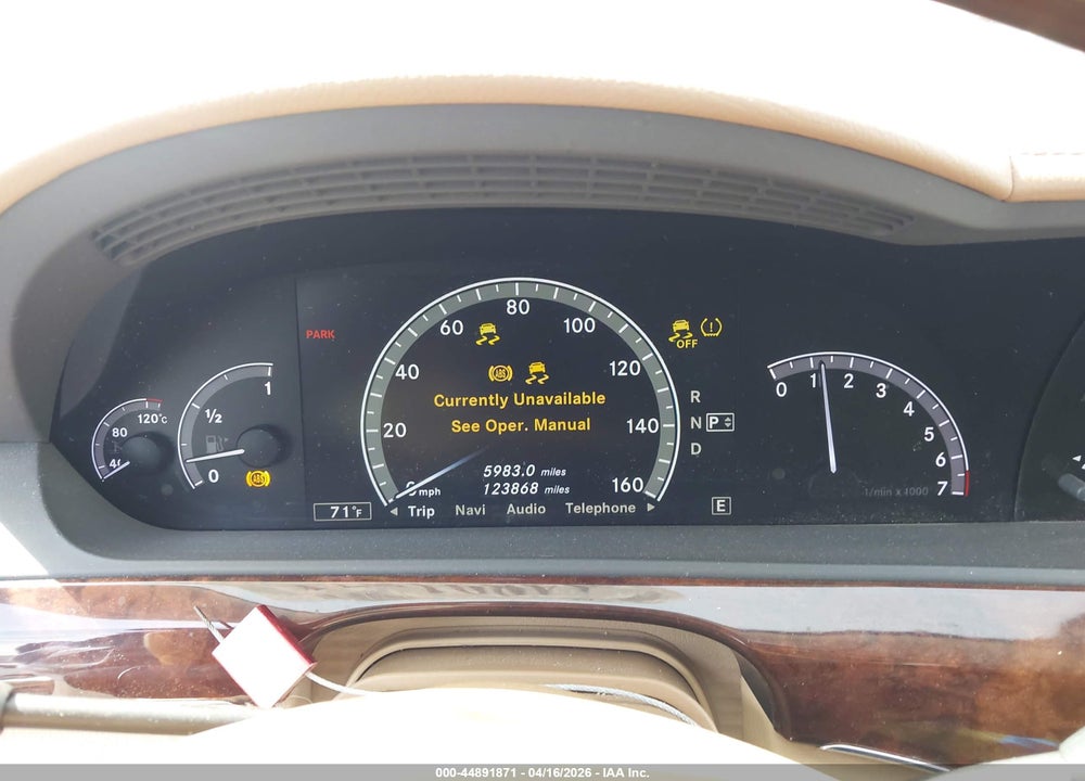 2012 MERCEDES-BENZ S 550 VIN: WDDNG7DB7CA469077
