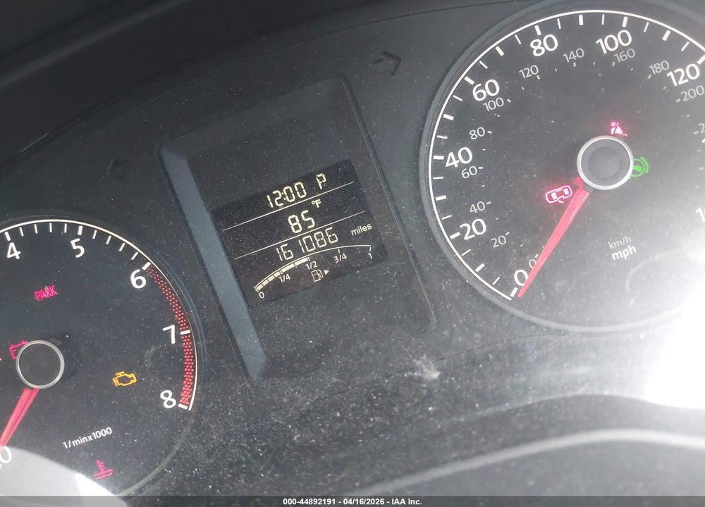 2012 VOLKSWAGEN JETTA 2.0L S VIN: 3VW2K7AJXCM336725